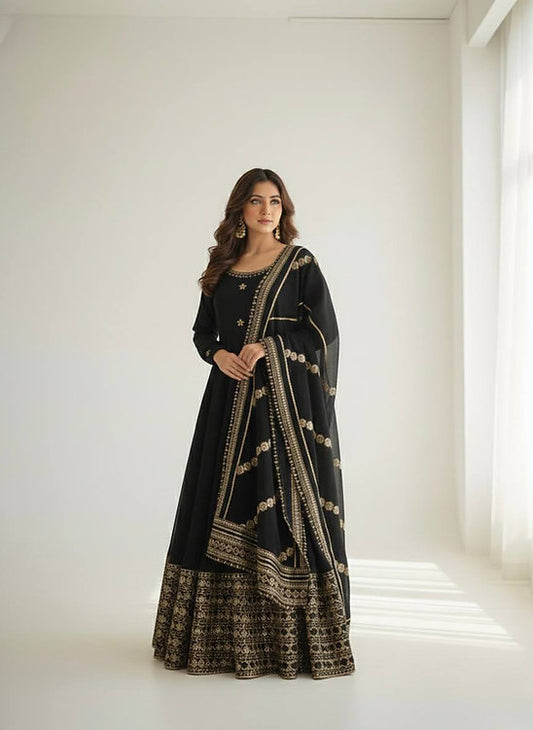 Chinon Silk Heavy Quality Gown