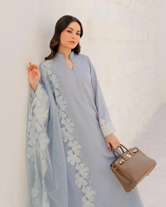 Mist Blue Elegance Suit Set