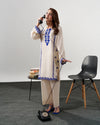 Sapphire Bloom Kurta Set