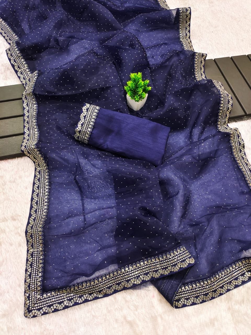 Nyla Organza Silk Saree
