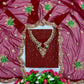 Heavy Embroidery Sequence Work Suit