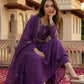 Chanderi Silk Embroidered Co-Ord Set With Organza Dupatta
