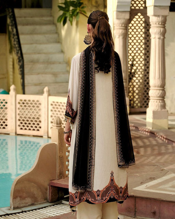 Exquisite Simmer Fabric Pakistani Suit set