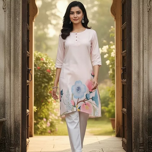 Rayon KURTI & BOTTOM