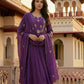 Chanderi Silk Embroidered Co-Ord Set With Organza Dupatta