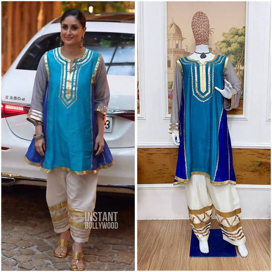 Vibrant Co-Ord With Chinon Fabric