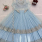 Heavy Embroidery Georgette Gown