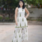 Premium Linen Cotton Block Print Kurti Set