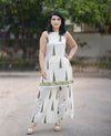 Premium Linen Cotton Block Print Kurti Set