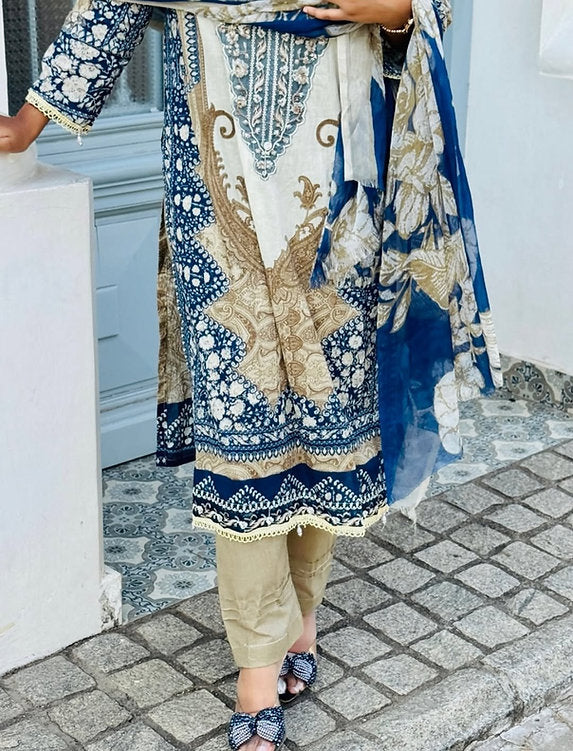 Berry Silk Kurti & Bottom Set