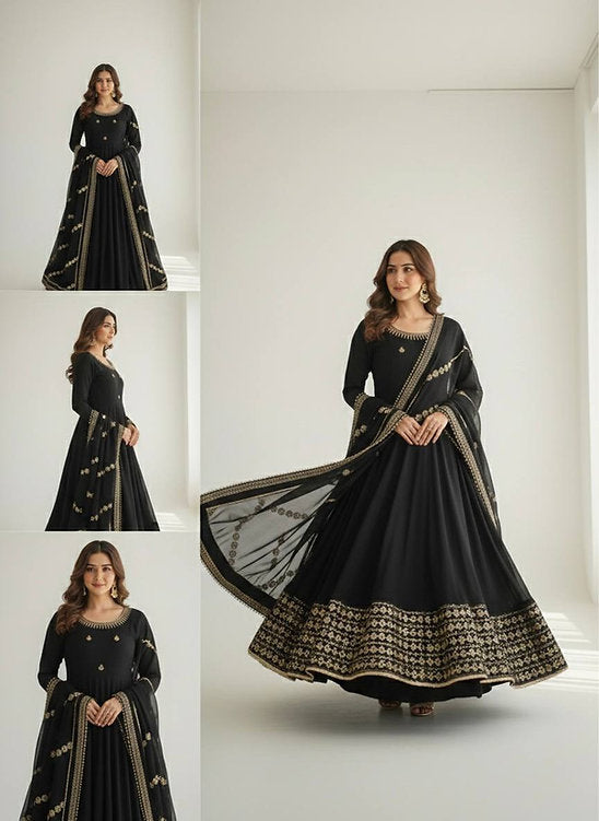 Chinon Silk Heavy Quality Gown