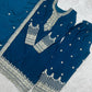 Pure Chinon Embroidery Kurta Set