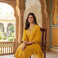 Jacquard Kurta Pant & Dupatta Set