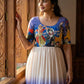 Maslin Kalamkari Print Gown