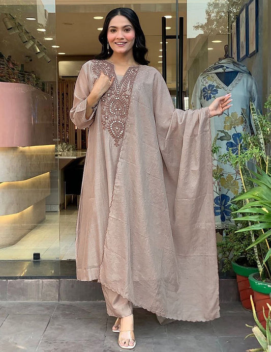 Roman Silk KURTI & BOTTOM