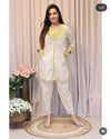 Cotton Shuffle Co-Ord Set With Embroidery