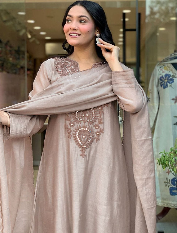 Roman Silk KURTI & BOTTOM