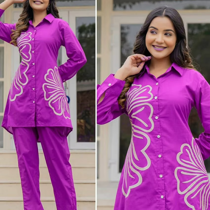 Soft Rayon Embroidery Suit Se