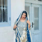 Berry Silk Kurti & Bottom Set