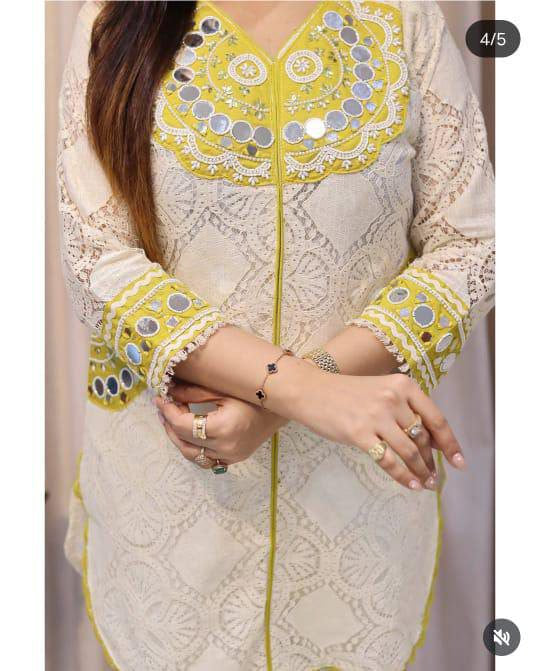 Cotton Shuffle Co-Ord Set With Embroidery