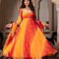 Georgette Chiffon Gown with Dupatta