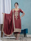 Top Pant And Dupatta Set