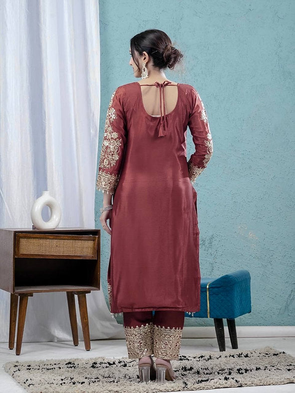 Top Pant And Dupatta Set