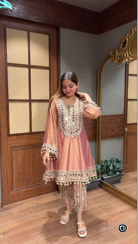 Top Tulip Dhoti And Dupatta Set