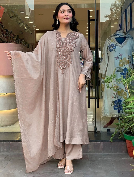 Roman Silk KURTI & BOTTOM