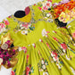Aditi Rao Celebrity Inspired Floral Kurta Palazzo Set