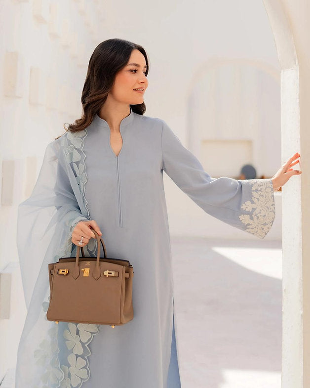 Mist Blue Elegance Suit Set