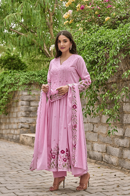 Petal Blush Kurta Set