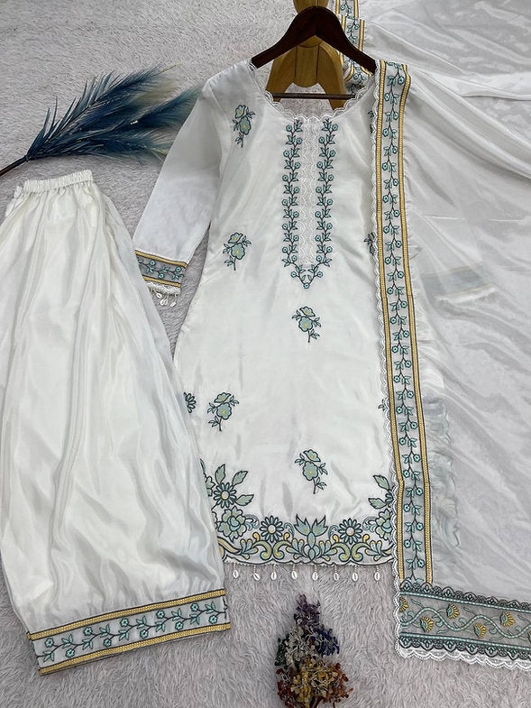 Pearl Bloom-Farshi Salwar Suit Set