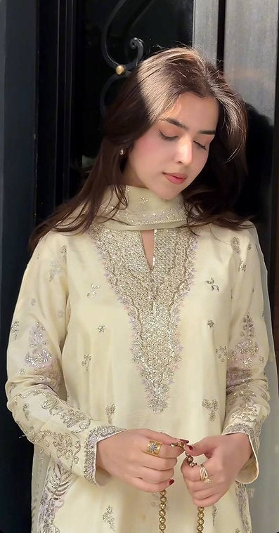 Ivory Shine Suit Set