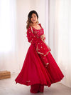 Shahi Gulab Anarkali Set