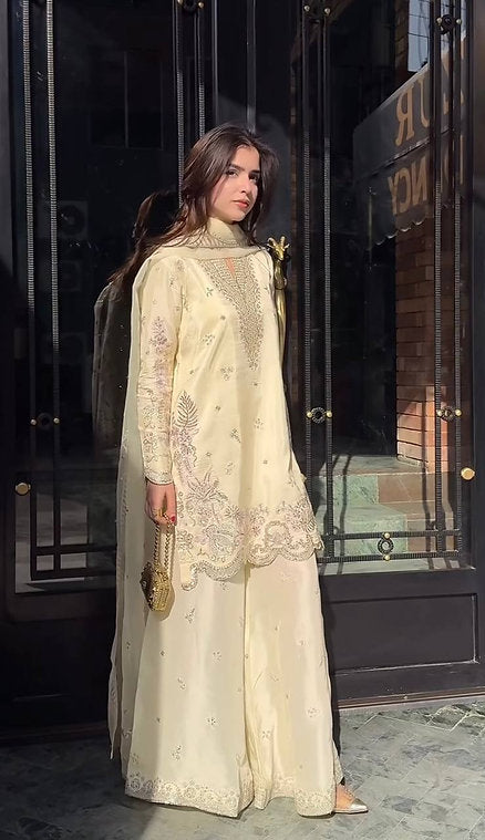 Ivory Shine Suit Set