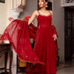 Ruhaani Red Anarkali