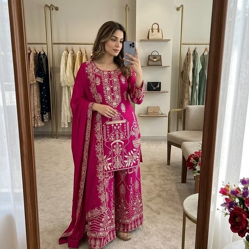 Trending CP Vichitra Silk