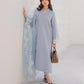 Mist Blue Elegance Suit Set