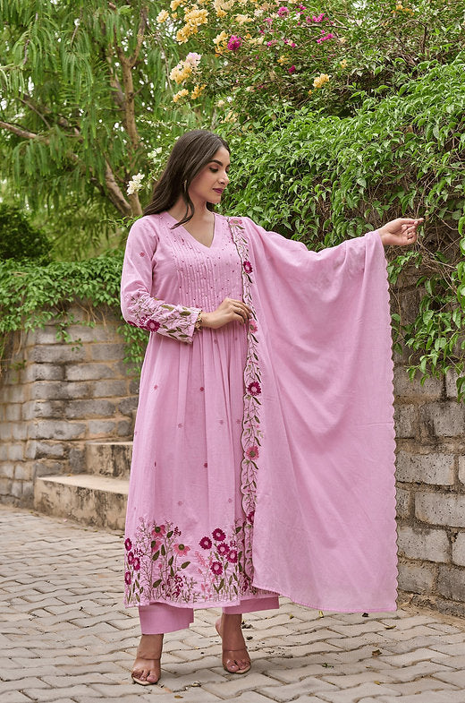Petal Blush Kurta Set