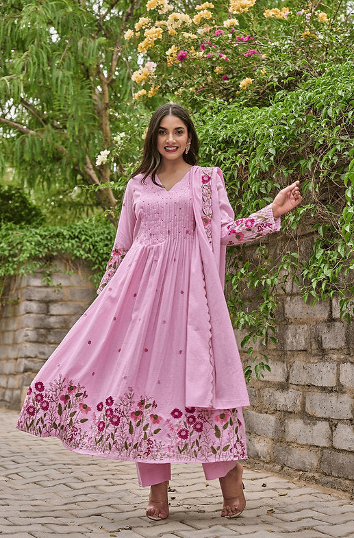 Petal Blush Kurta Set