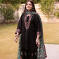 Black Rose Embroidered Suit Set