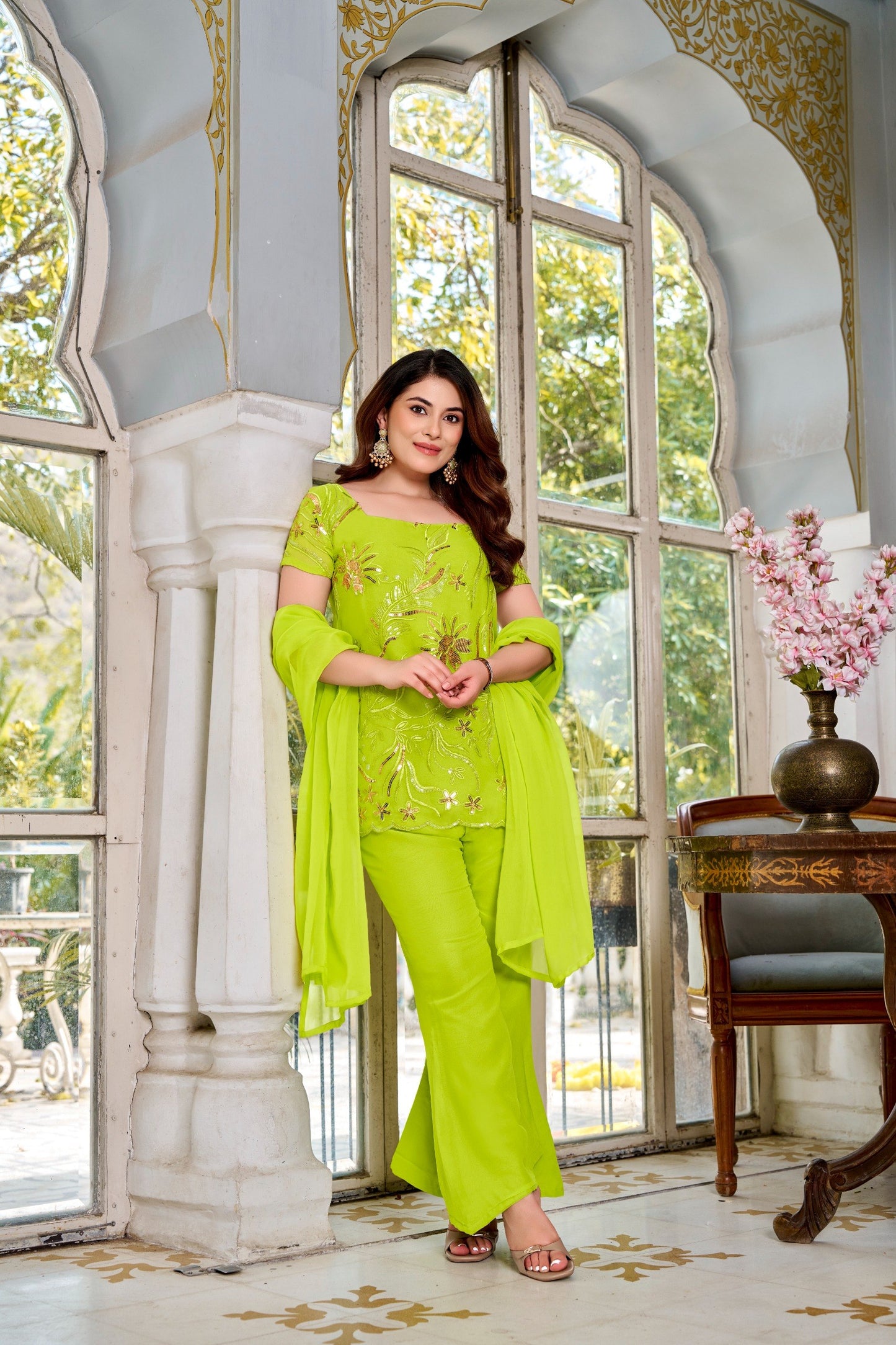 Lime Blossom Suit Set