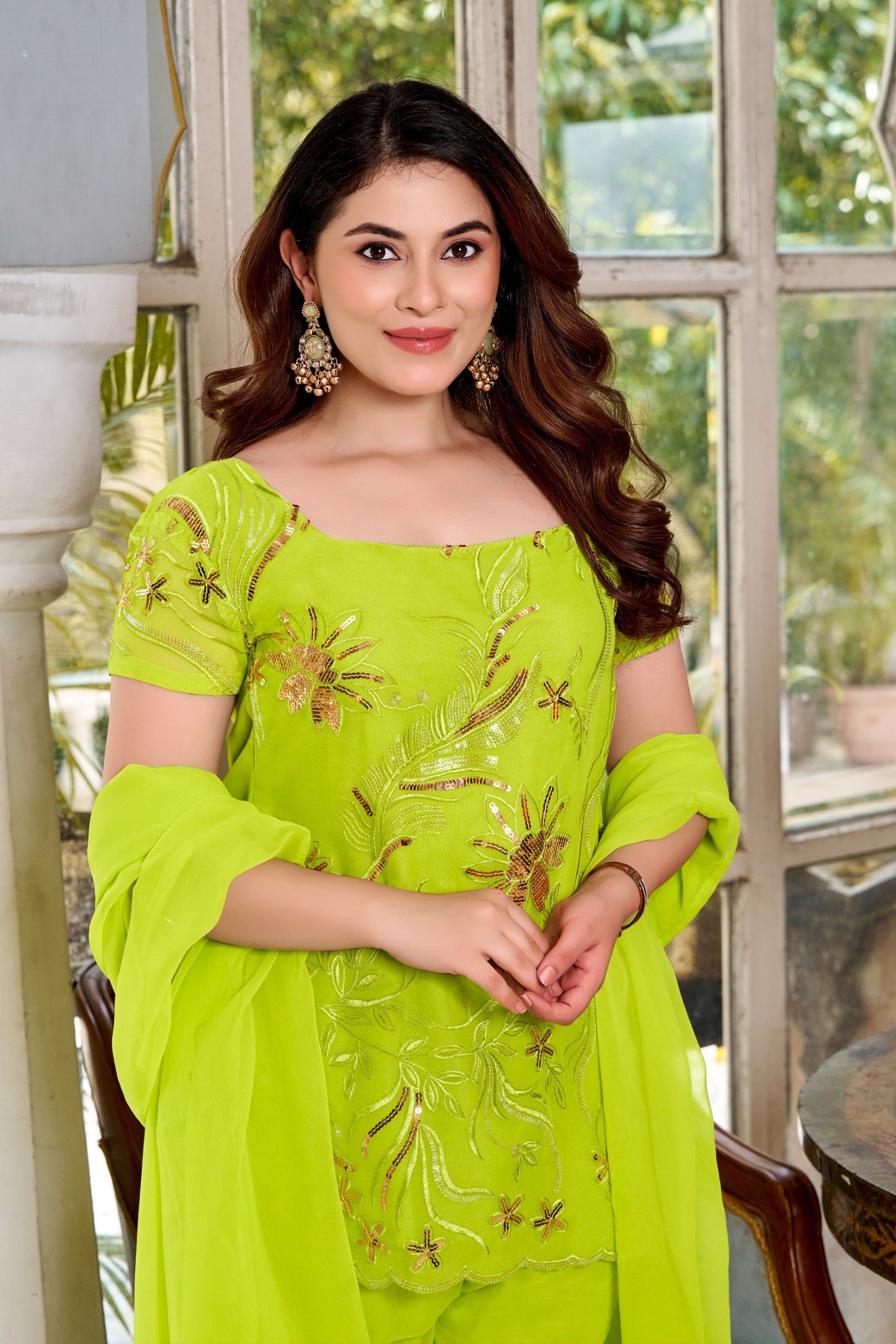Lime Blossom Suit Set