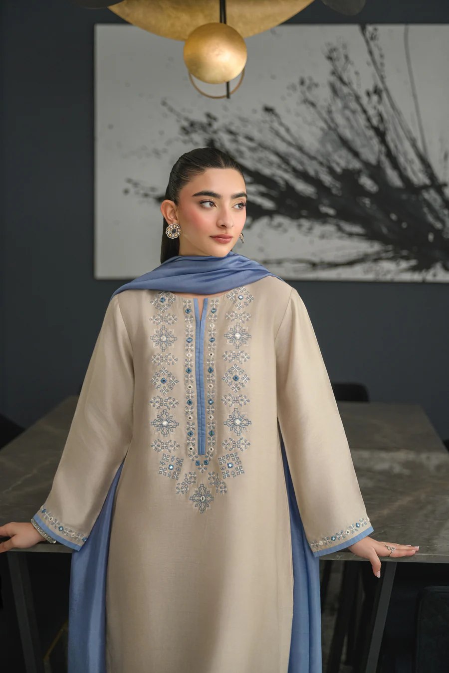 Serene Sky Suit Set