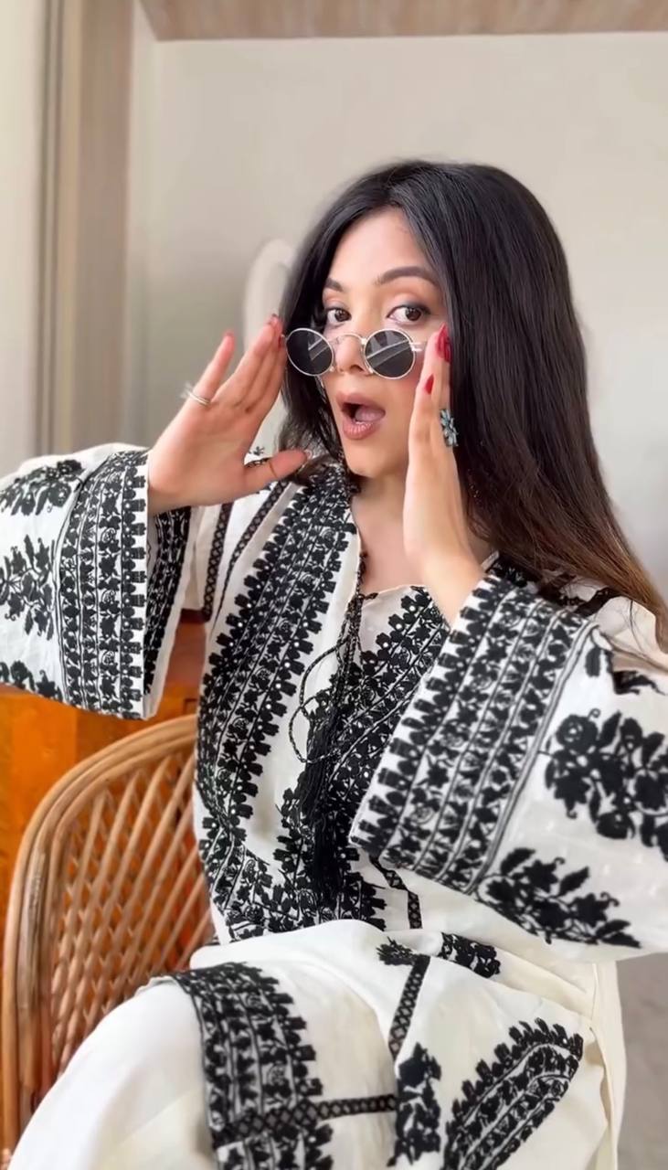 Ink & Ivory Kurta Set