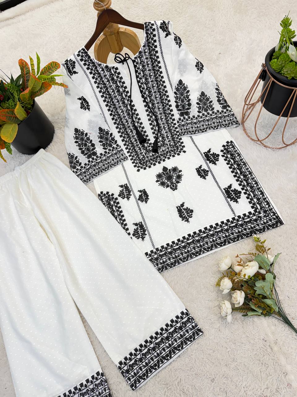 Ink & Ivory Kurta Set