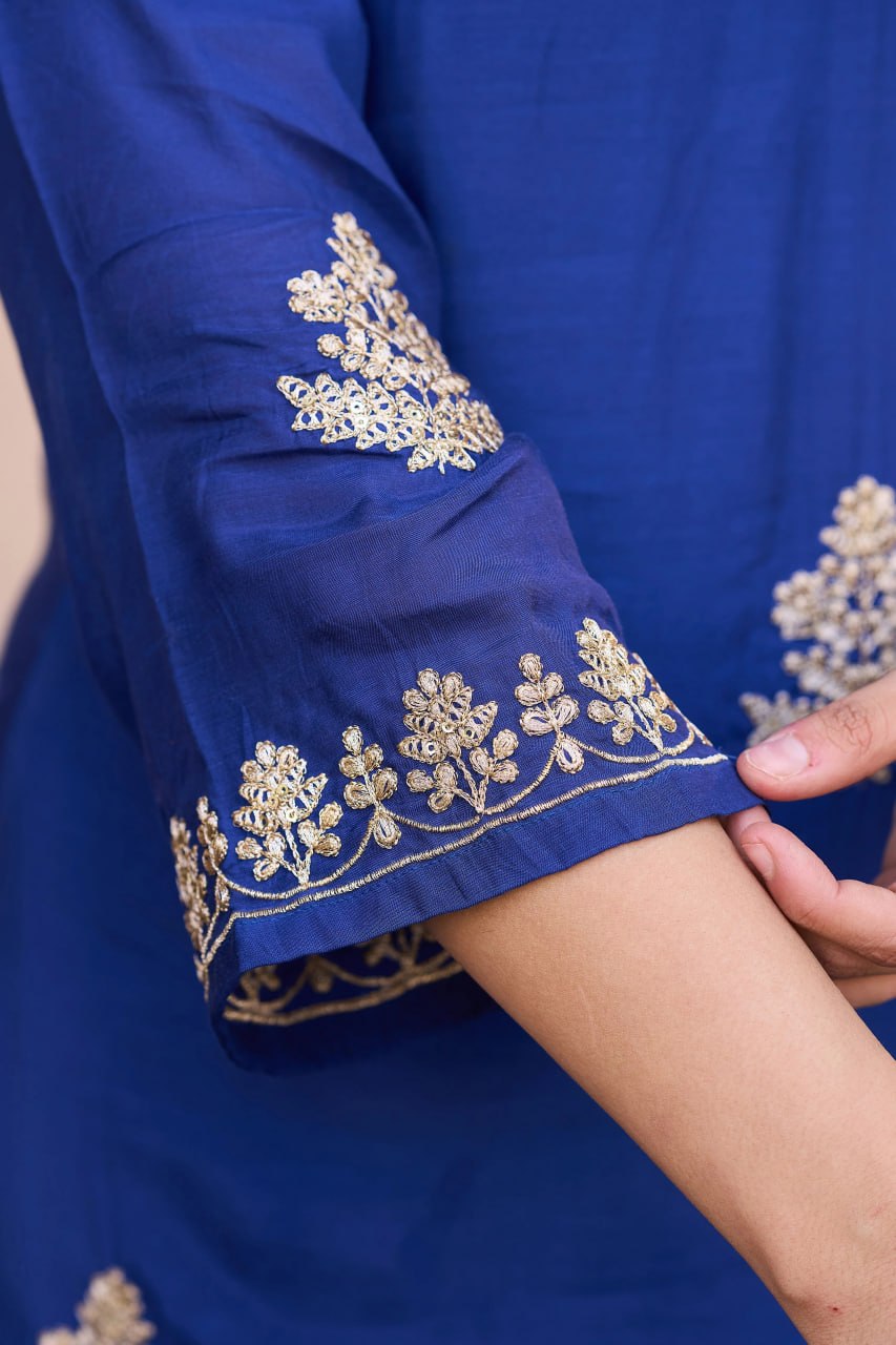 Royal Blue Azure Suit Set
