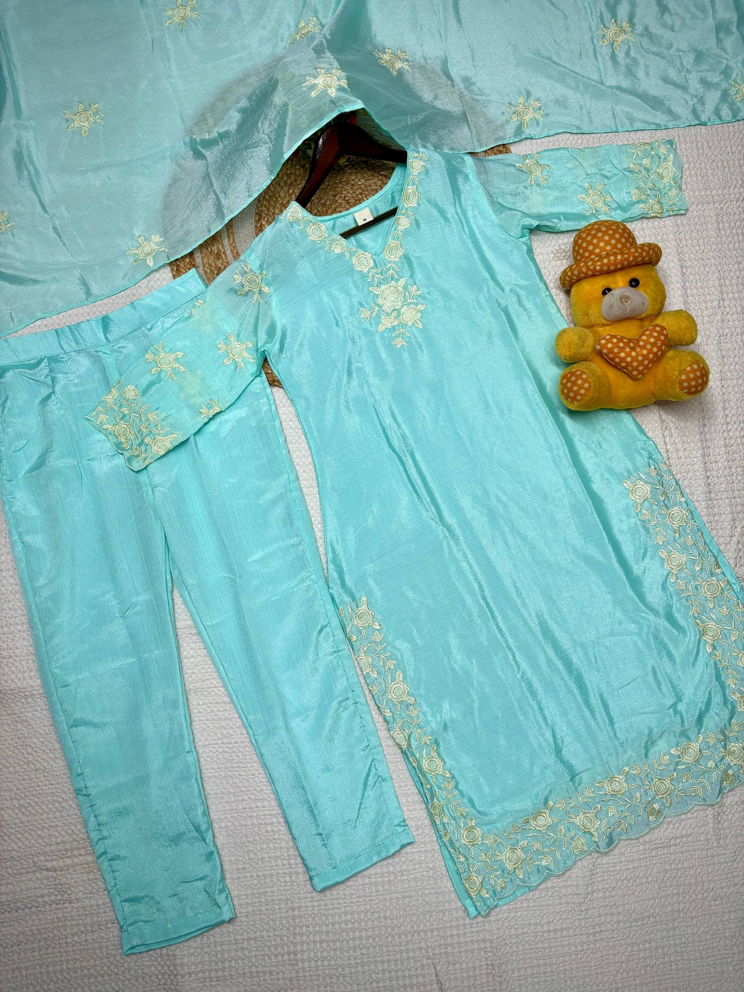 Elara Chinon Suit Set