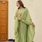 Verde Peacock Suit Set